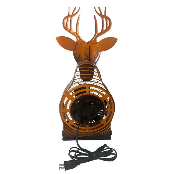 Himalayan Breeze Metal Deer Buck Electric Fan Hunter Mancave Guy Gift 19" - Picture 8 of 11